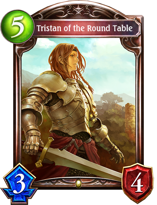 Card Tristan Of The Round Table, Tristan Of The Round Table
